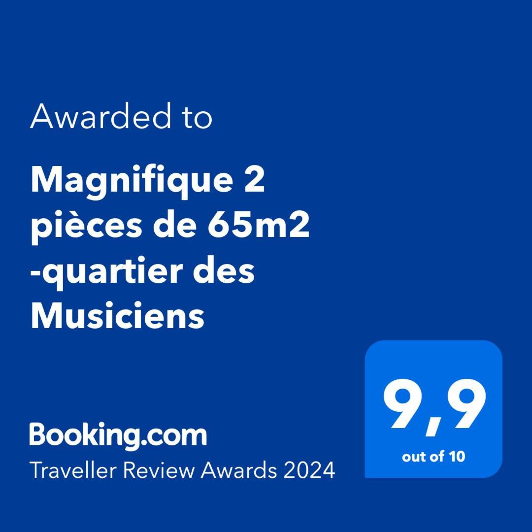 Magnifique 2 Pieces De 65M2 -Quartier Des Musiciens Apartment Nice Ngoại thất bức ảnh