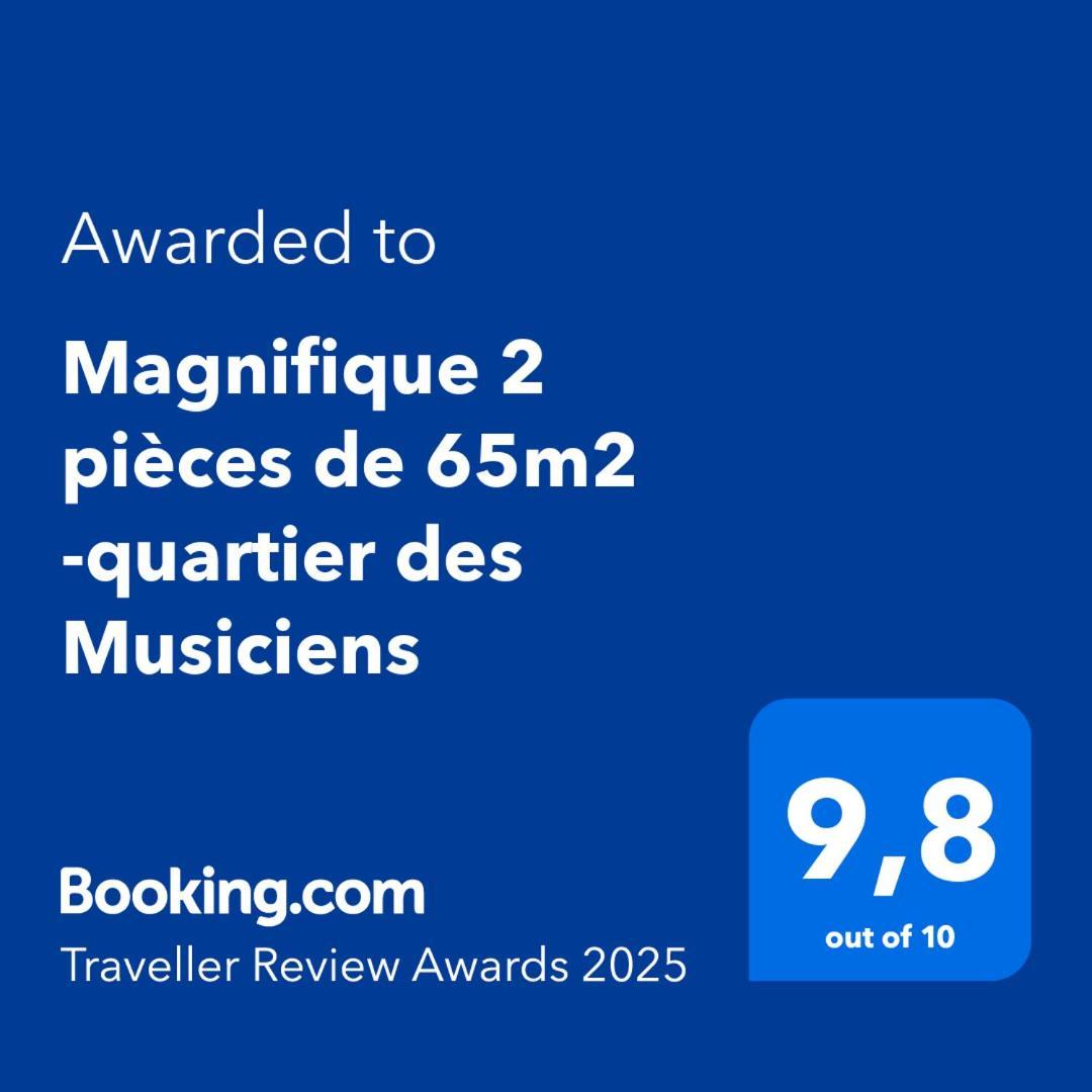 Magnifique 2 Pieces De 65M2 -Quartier Des Musiciens Apartment Nice Ngoại thất bức ảnh